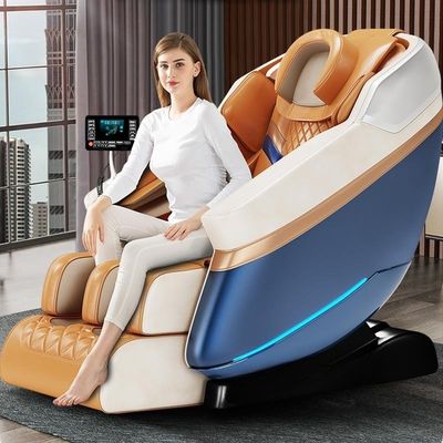 PU кожа и губка мода роскошный умный массажный стул для всего тела автоматический воздушный мешок массажник для салона красоты Body Spa