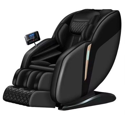 Умный электрический массажный стул для всего тела Автоматический 4D массажник многофункциональный Домашнее здравоохранение Черный