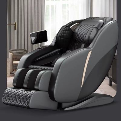 Умный электрический массажный стул для всего тела Автоматический 4D массажник многофункциональный Домашнее здравоохранение Черный