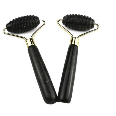 Специализированный логотип доступен Spikey Natural Xiuyan Jade Facial Guasha Roller Face Massager для массажа кожи Gua Sha Beauty Tools для женщины