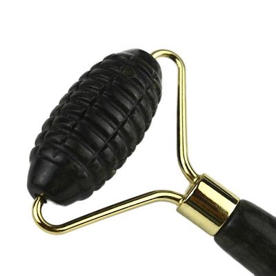 Специализированный логотип доступен Spikey Natural Xiuyan Jade Facial Guasha Roller Face Massager для массажа кожи Gua Sha Beauty Tools для женщины