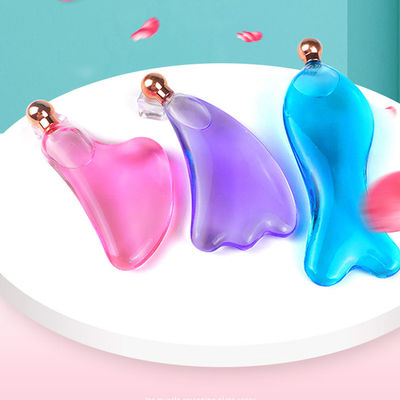 Настройка Ice Guasha Massage Face Lift Уход за кожей Инструменты для охлаждения красоты Лицевые ледяные шарики Массажный инструмент Gua Sha для SPA