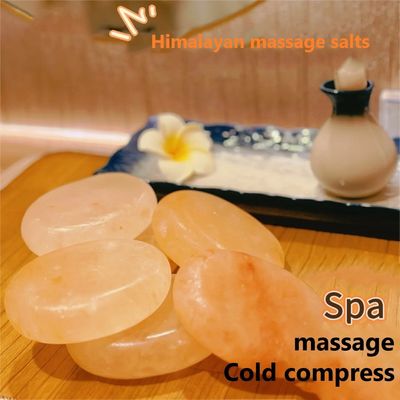 250 г натурального гималайского соляного мыла для салонов красоты SPA Эфирное масло Ручной скреб массаж Холодный горячий компресс камень