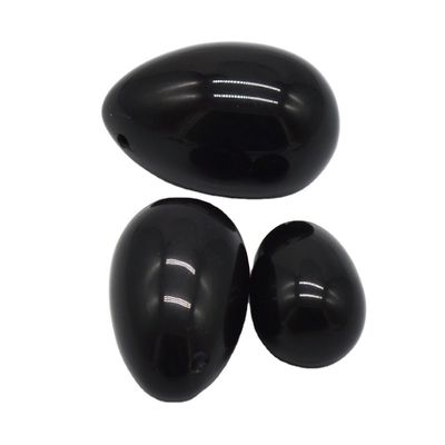 Ручная резьба 2024 Черный обсидиан Yoni яйца Kegel упражнения инструмент для здоровья и благополучия женщин