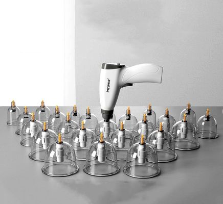 20-частный комплект Электрический Guasha Cupping Suction Massager для массажа тела Лечение меридиана Расслабление инструмент ABS материал