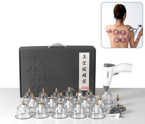 20-частный комплект Электрический Guasha Cupping Suction Massager для массажа тела Лечение меридиана Расслабление инструмент ABS материал