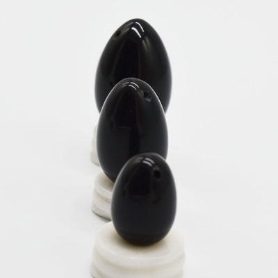 Ручная резьба 2024 Черный обсидиан Yoni яйца Kegel упражнения инструмент для здоровья и благополучия женщин