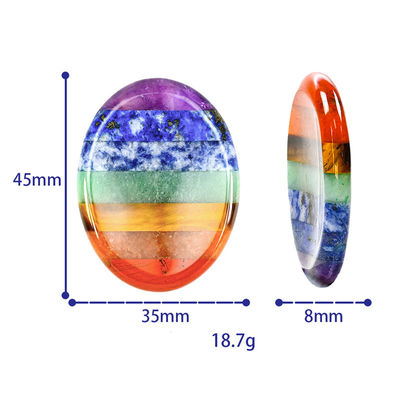 Chakra Balancing Essential Natural Worry Stone Finger Massage Tool с размером 45*35*8 мм и сертификатом ISO9001