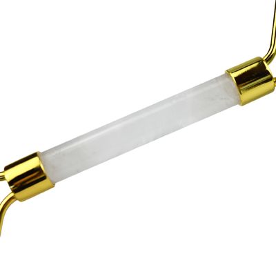 Custom Logo Green Aventurine Facial Jade Roller Gua Sha Tools Crystal Handle Massager для массажа лица глаз и шеи в 2024 году
