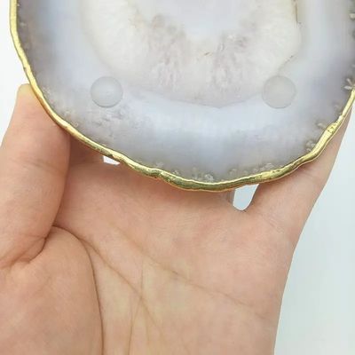 Региональная особенность Агатный горный ход Серый лом полированный кристаллический натуральный драгоценный камень Цветочный горшок Гравировка Народное искусство резьба