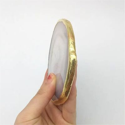 Региональная особенность Агатный горный ход Серый лом полированный кристаллический натуральный драгоценный камень Цветочный горшок Гравировка Народное искусство резьба