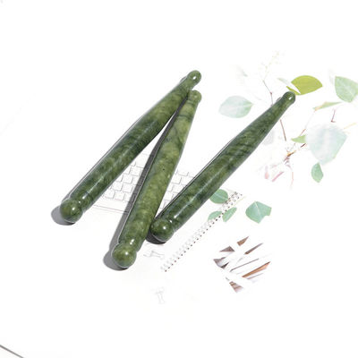 110*12мм Xiuyan Jade Gua Sha Stick Лучший инструмент для массажа лица и лимфатического дренажа
