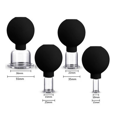 4Pcs PVC всасывающие вакуумные массажные банки вакуумные кубки терапия набор для здоровья для улучшения здоровья