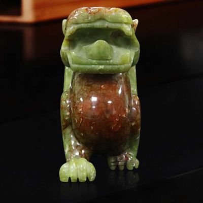 OEM ODM Jade Pixiu Маскот китайского счастливого священного животного в резьбе