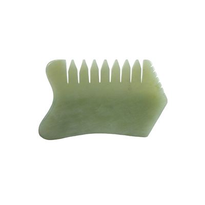 100% натуральный Xiuyan Jade Comb для ухода за кожей тела Массажный инструмент SPA Акупунктура Релаксационная терапия Лечение