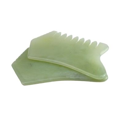 100% натуральный Xiuyan Jade Comb для ухода за кожей тела Массажный инструмент SPA Акупунктура Релаксационная терапия Лечение