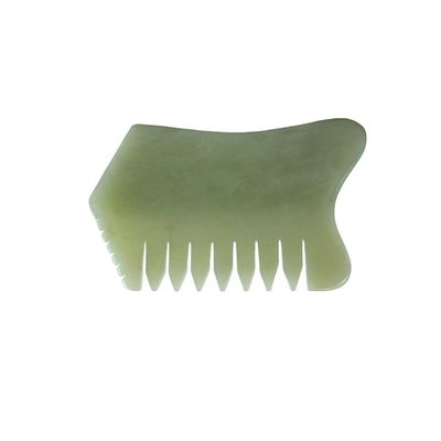 100% натуральный Xiuyan Jade Comb для ухода за кожей тела Массажный инструмент SPA Акупунктура Релаксационная терапия Лечение