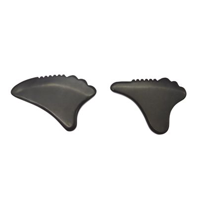 Gua Sha Tool Массажник лица Bian Stone Экологически чистый Лицо 105*77мм 114*74мм 2 шт AKBS-030 для лимфатического дренажа лица