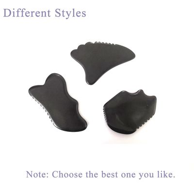 Gua Sha Tool Массажник лица Bian Stone Экологически чистый Лицо 105*77мм 114*74мм 2 шт AKBS-030 для лимфатического дренажа лица