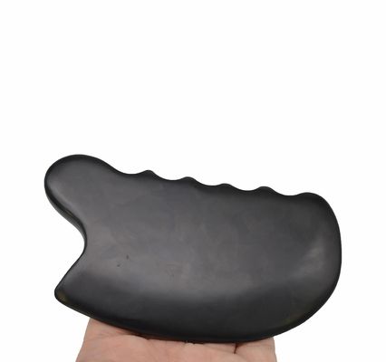 Чистый натуральный чёрный камень биан Гуа Ша Массаж на доске Массаж лица Косметический лифт Натягивание кожи Целое тело Массаж лица