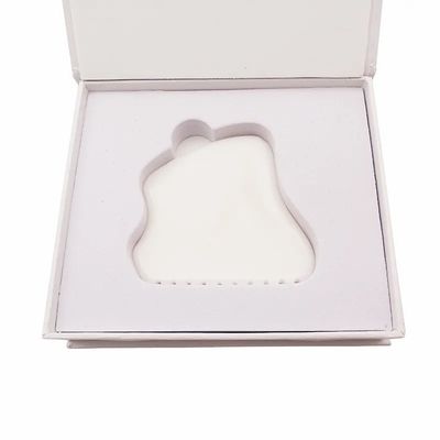 Специальный логотип 2024 White Jade Gua Sha Инструменты для массажа лица и шеи Горячий массажный массажный режим No abk-2051