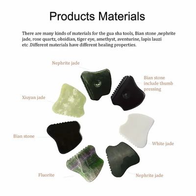 Специальный логотип 2024 White Jade Gua Sha Инструменты для массажа лица и шеи Горячий массажный массажный режим No abk-2051