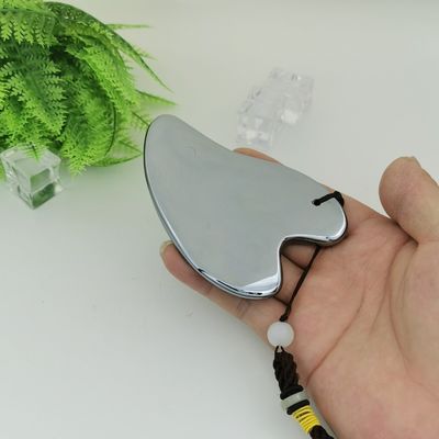 Терагерцовый камень Gua Sha Массажный инструмент для лица 2024 Custom Logo Ручной массажный аппарат для тела в форме сердца