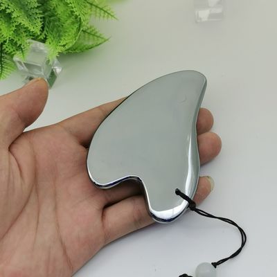 Терагерцовый камень Gua Sha Массажный инструмент для лица 2024 Custom Logo Ручной массажный аппарат для тела в форме сердца