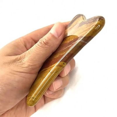 Гуа Ша Скрепинг Массажная доска Mookaite Jasper Facial Tool 10 см * 7 см * 0,6 см ISO9001 Сертифицированная доска массажа