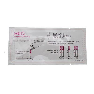 HCG тест полоска беременность точность более 99% раннего обнаружения для внутренней полоски размер 80 * 3 мм
