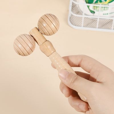 Личный логотип доступен Массажный продукт Красота Персональный уход Продукты древесной красоты Спа Лифтинг кожи 3D Лицевой ролик Массажный палок