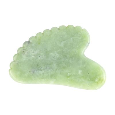Инструмент массажа тела натуральная форма сердца Xiuyan Jade Gua Sha Скребная доска для красоты лица и здоровья кожи Spa
