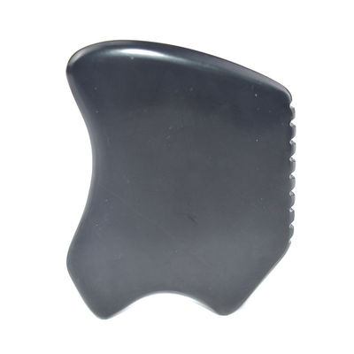Специальная форма Gua Sha Board Природный черный Bian Stone Scraping Tool для массажа лица и тела оборудования
