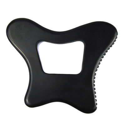 Настройки логотипа Guasha Stone Black Bian Stone Gua Sha Массажный инструмент для расслабления тела и самообслуживания кожи
