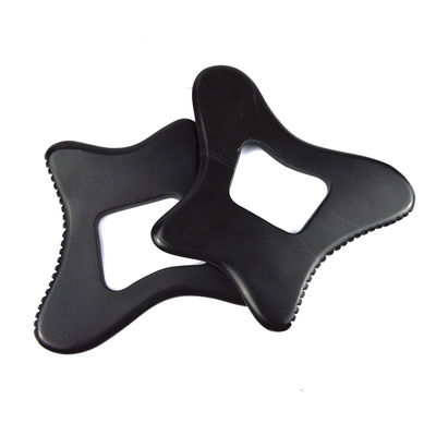 Настройки логотипа Guasha Stone Black Bian Stone Gua Sha Массажный инструмент для расслабления тела и самообслуживания кожи
