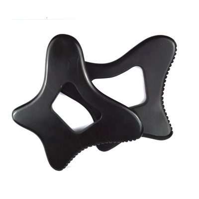 Настройки логотипа Guasha Stone Black Bian Stone Gua Sha Массажный инструмент для расслабления тела и самообслуживания кожи