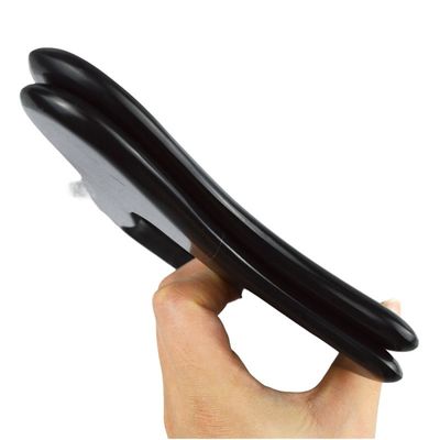 Настройки логотипа Guasha Stone Black Bian Stone Gua Sha Массажный инструмент для расслабления тела и самообслуживания кожи
