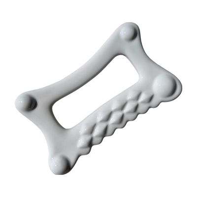 Белое массажное оборудование для керамического Gua Sha Tool Guasha Stone Self Skin Care Spa Лифтинг лица