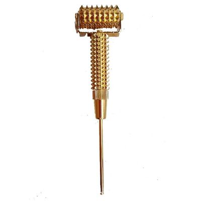 Оборудование для массажа тела Spikey Brass Ручная акупрессия рефлексология Стик для массажа здоровья и тканей