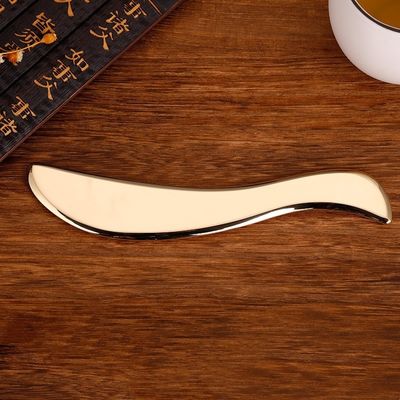 Инструмент для массажа мышц с формой S Gua Sha Чистая медь для скребки спины массажник для тела