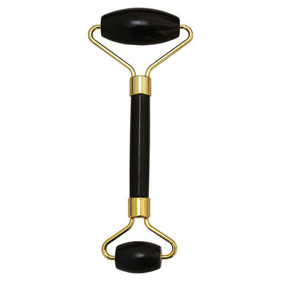 Body Scraper Customized Logo Availabled Natural Black Bianstone Face Massage Roller Guasha Black Jade Roller Set для массажа
