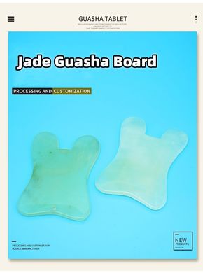 Xiuyan Jade Massage Comb Guasha Comb Guasha Scraping Scalp Comb Зеленые массажные инструменты для массажа