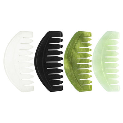 2023 Custom Logo Availabled Jade Comb Gua Sha Scraping Tool для ухода за кожей головы и мышц тела