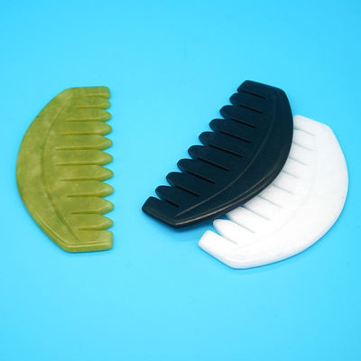 2023 Custom Logo Availabled Jade Comb Gua Sha Scraping Tool для ухода за кожей головы и мышц тела