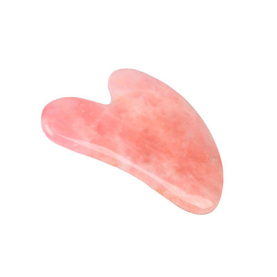 OEM ODM Pink Quartz Gua Sha Set Топ-продавец красоты Продукт с розовым массажем лица и массажный скребок инструмент