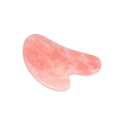 OEM ODM Pink Quartz Gua Sha Set Топ-продавец красоты Продукт с розовым массажем лица и массажный скребок инструмент