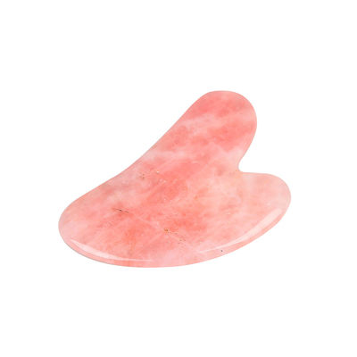 OEM ODM Pink Quartz Gua Sha Set Топ-продавец красоты Продукт с розовым массажем лица и массажный скребок инструмент