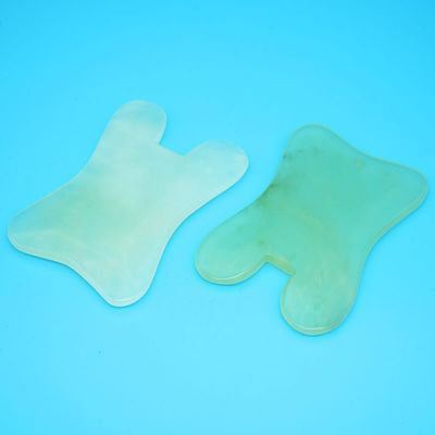 2024 Естественный U-образный Xiuyan Jade Gua Sha Массажная доска для массажа всего тела Массажный массажник для лица Искусство красоты кожи