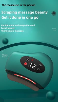 Оборудование для массажа тела Интеллектуальный массаж лица Bianstone Игла камень Электрический скреб инструмент с горячим компрессом