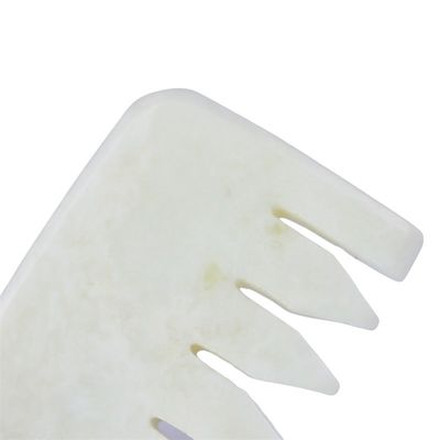 Xiuyan Jade Comb Median Scraping Massage Comb для массажа мышц и натурального нефритового камня Guasha Scalp Comb